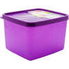 Пищевой контейнер Irak Plastik Alaska квадратний 1,2 л фіолетовий (5509)