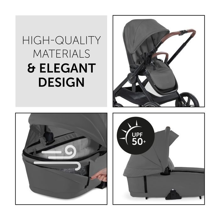 Коляска Hauck 2 в 1 Walk N Care Air (Black) (16547-8) зображення 7