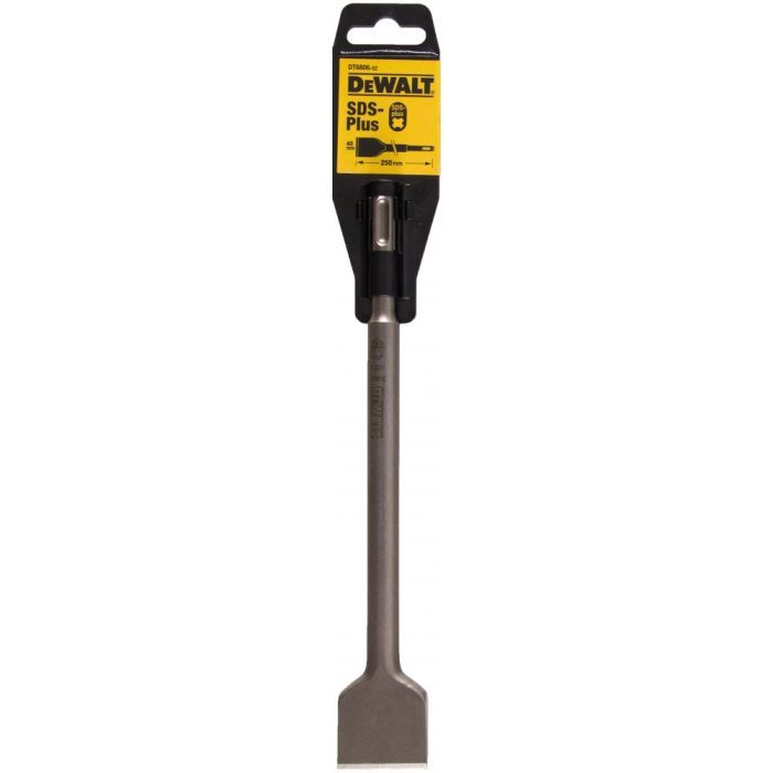 Зубило DeWALT SDS-Plus, лопаточное, изогнутое, 40х250мм (DT6806)