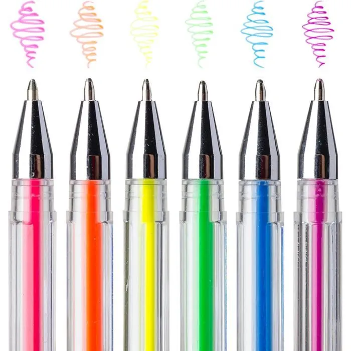 Ручка гелевая Yes Neon набор 6 шт (411706) изображение 4