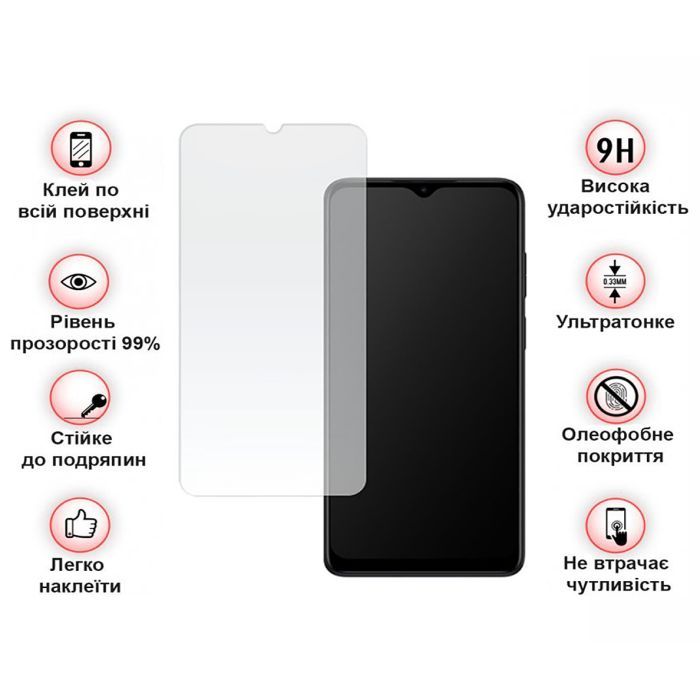 Скло захисне BeCover Motorola Moto E22/E22i 3D Crystal Clear Glass (709732) зображення 4