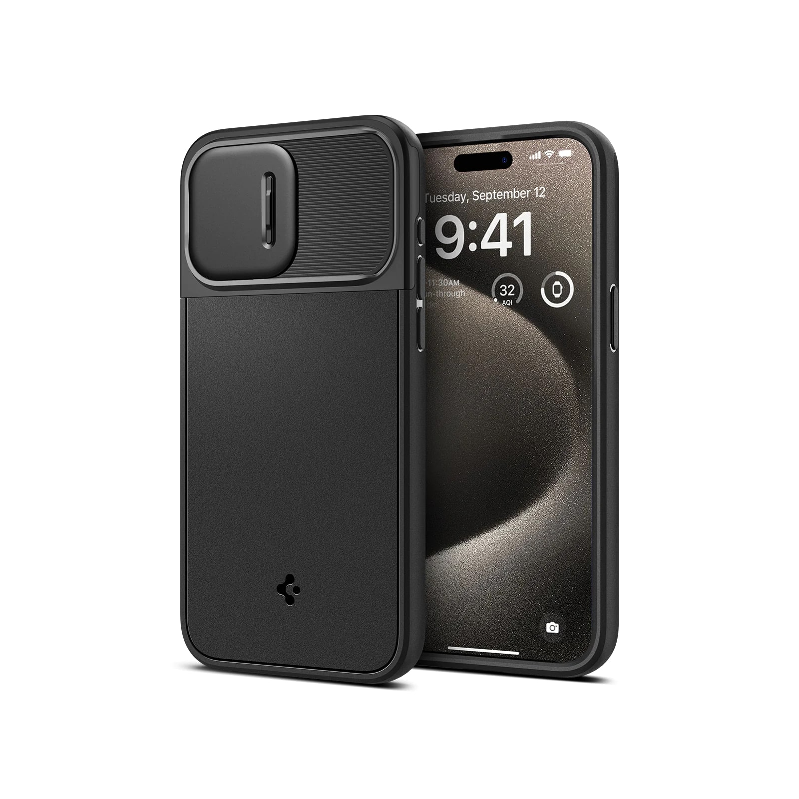 Чохол до мобільного телефона Spigen Apple iPhone 15 Pro Max Optik Armor MagFit Black (ACS06599) зображення 3