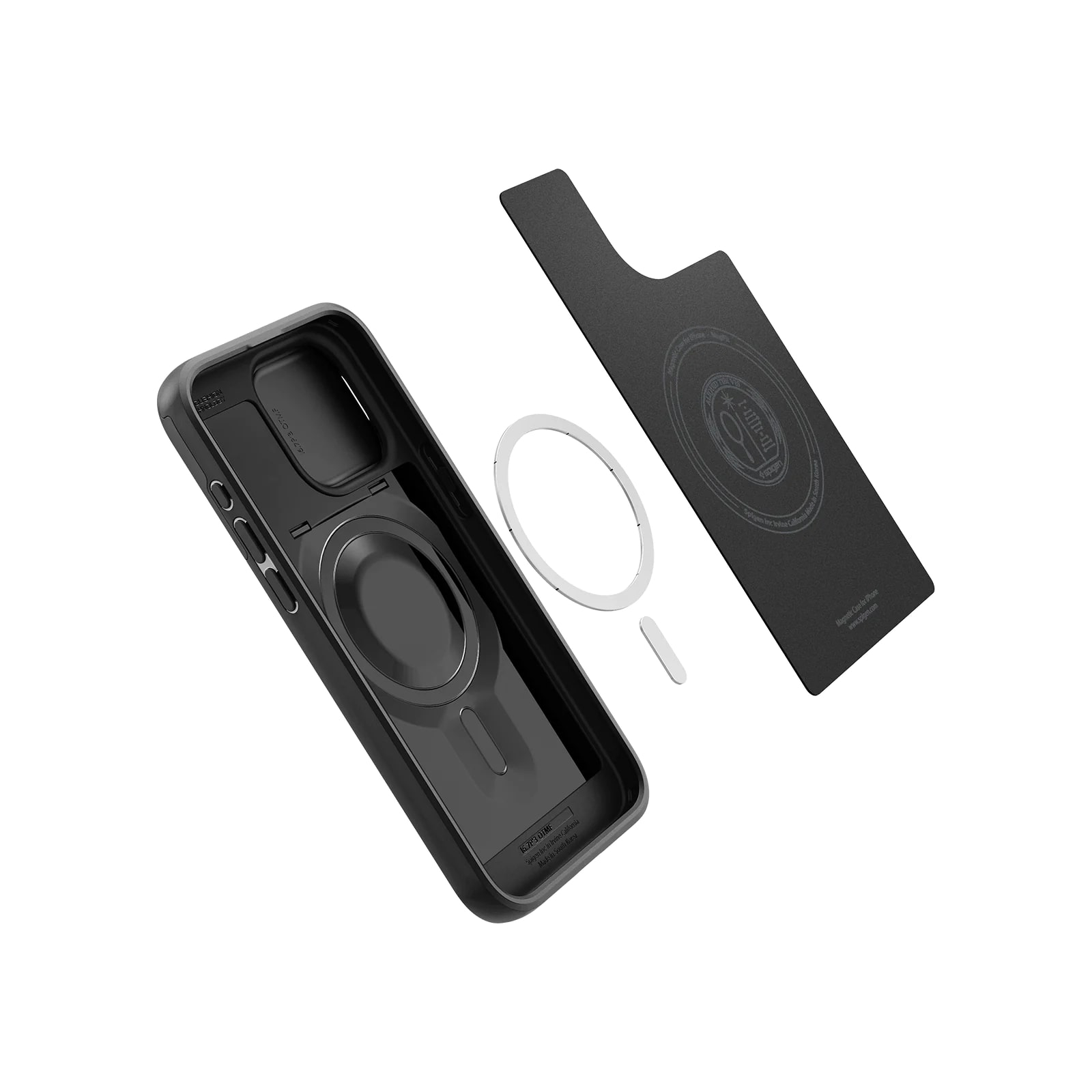 Чохол до мобільного телефона Spigen Apple iPhone 15 Pro Max Optik Armor MagFit Black (ACS06599) зображення 9