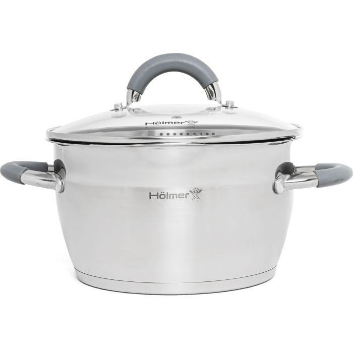 Кастрюля Hölmer Chef Assistant з кришкою 3,6 л (CR-16536-SSGD Chef Assistant)