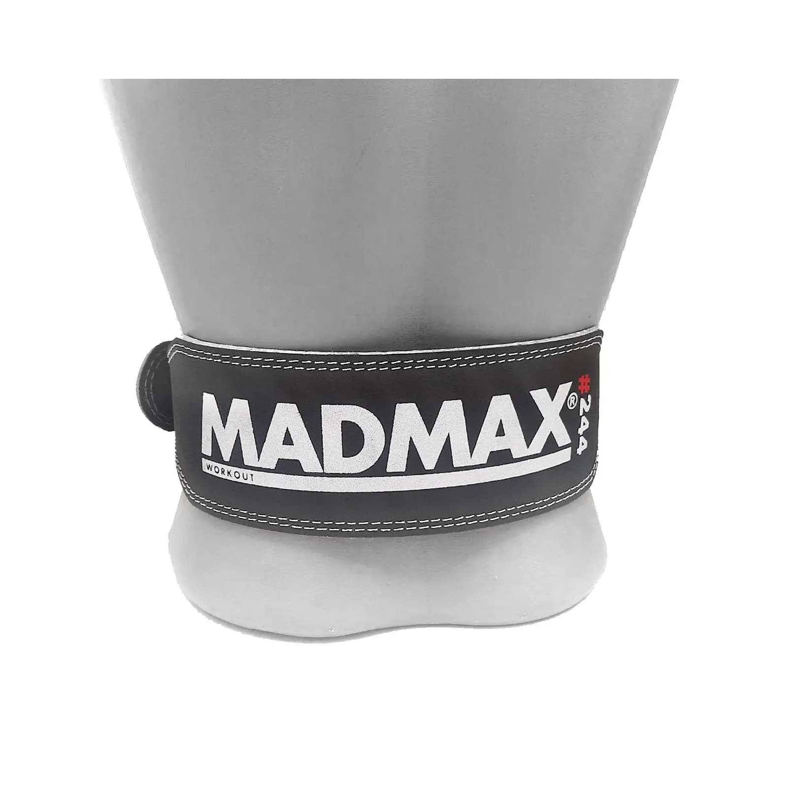 Атлетичний пояс MadMax MFB-244 Sandwich шкіряний Black S (MFB-244_S) зображення 9