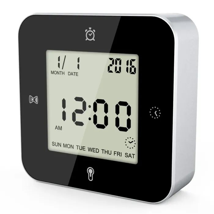 Настольные часы Technoline WT344 Black/Silver (DAS301304) изображение 2