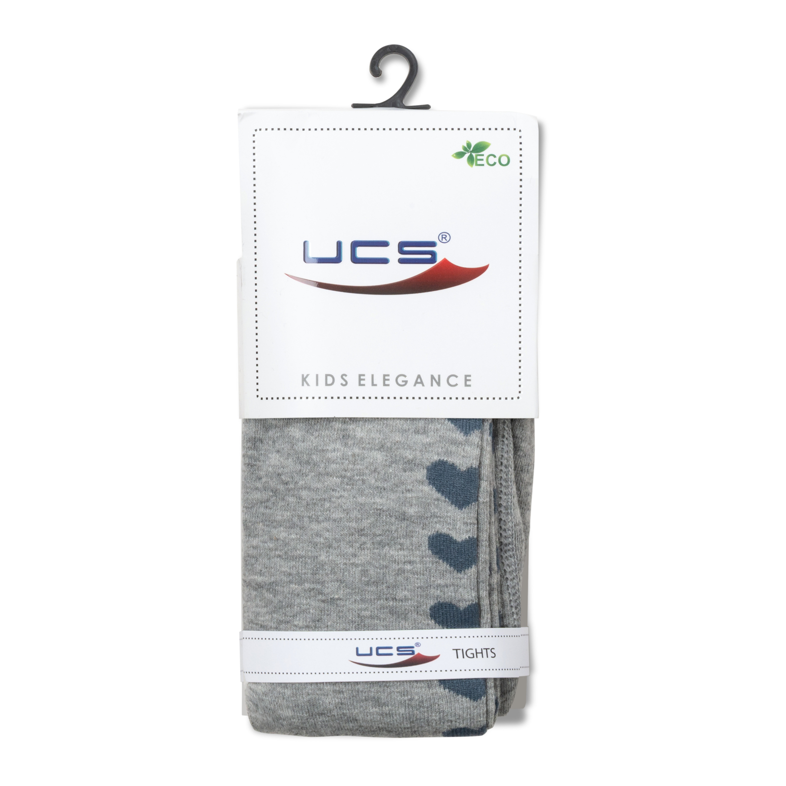 Колготки UCS Socks с сердечками (M0C0301-1443-5G-gray) изображение 2