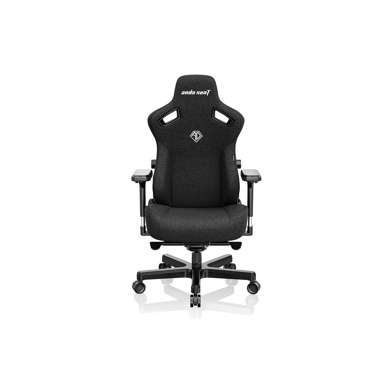 Кресло игровое Anda Seat Kaiser 3 Fabric Size XL Black (AD12YDC-XL-01-B-CF) изображение 2