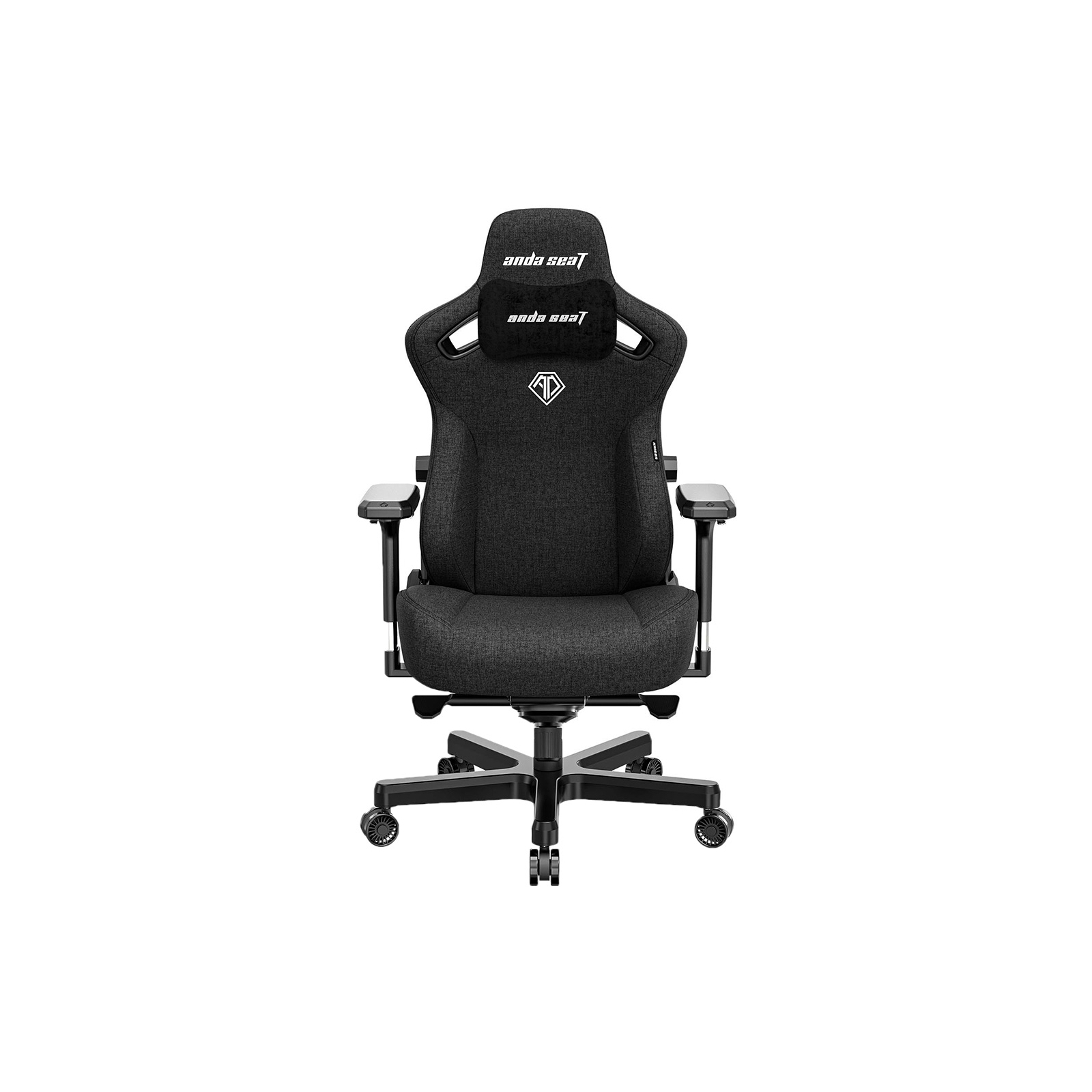 Кресло игровое Anda Seat Kaiser 3 Fabric Size XL Black (AD12YDC-XL-01-B-CF)