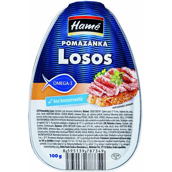 Паштет Hame с лосося 100 г (8595139787349)