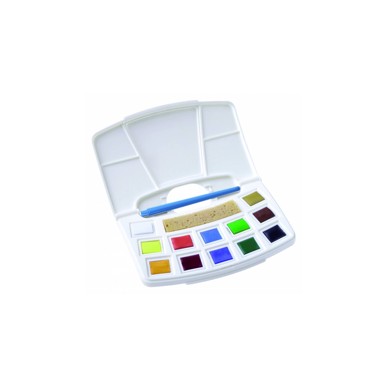 Акварельні фарби Royal Talens Art Creation Pocket box Muted Colours 12 кольорів в кюветах пензлик і спонж (8712079408794)