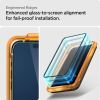 Скло захисне Spigen Apple iPhone 15 Plus Glas.tR AlignMaster FC Black (2P) (AGL06886) зображення 9