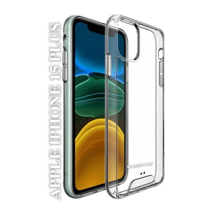 Чохол до мобільного телефона BeCover Space Case Apple iPhone 15 Plus Transparancy (709937)