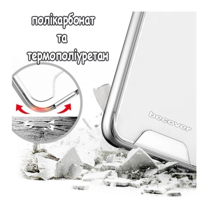 Чохол до мобільного телефона BeCover Space Case Apple iPhone 15 Plus Transparancy (709937) зображення 5
