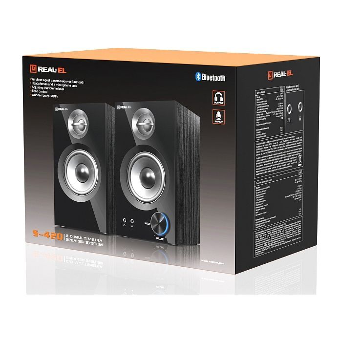 Акустическая система REAL-EL S-420 Black (EL121200011) изображение 10