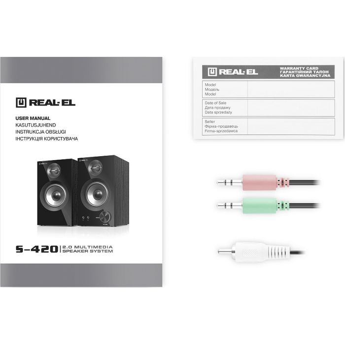 Акустическая система REAL-EL S-420 Black (EL121200011) изображение 9