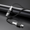 Дата кабель USB 2.0 AM to Lightning 1.0m BX79 3A Black BOROFONE (BX79LB) изображение 4