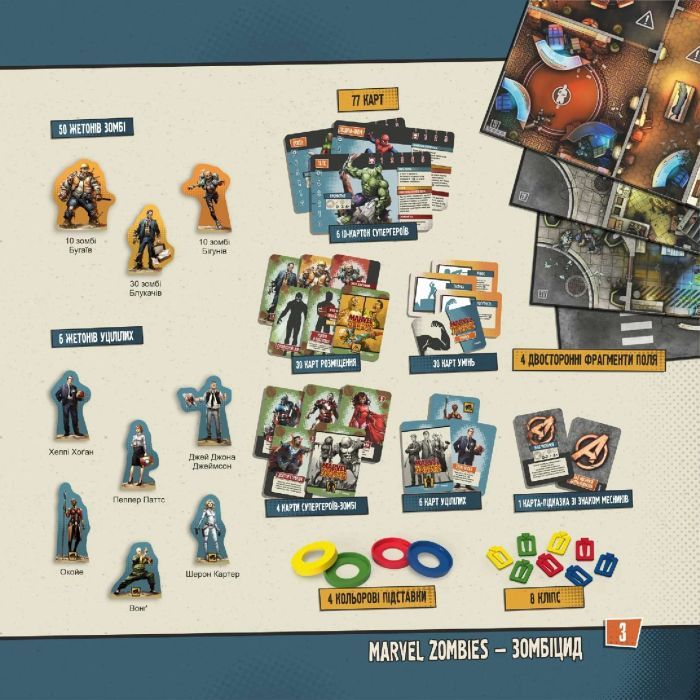 Настільна гра Rozum Marvel Zombies: Опір Супергероїв (R009UA) зображення 9