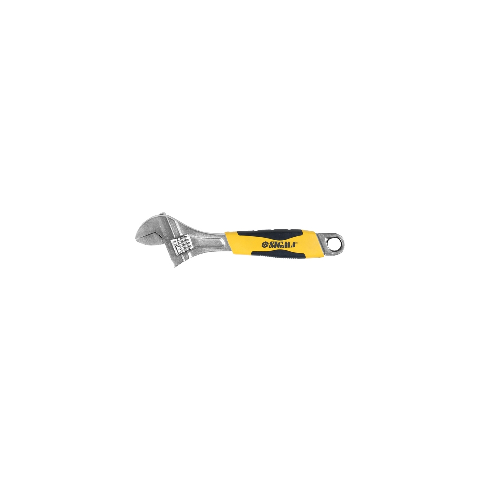 Ключ Sigma разводной 250мм CrV (обрезиненная рукоятка) (4101031)