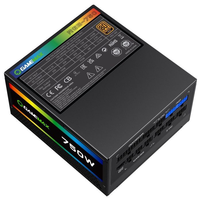 Блок питания Gamemax 750W (RGB-750 PRO) изображение 9