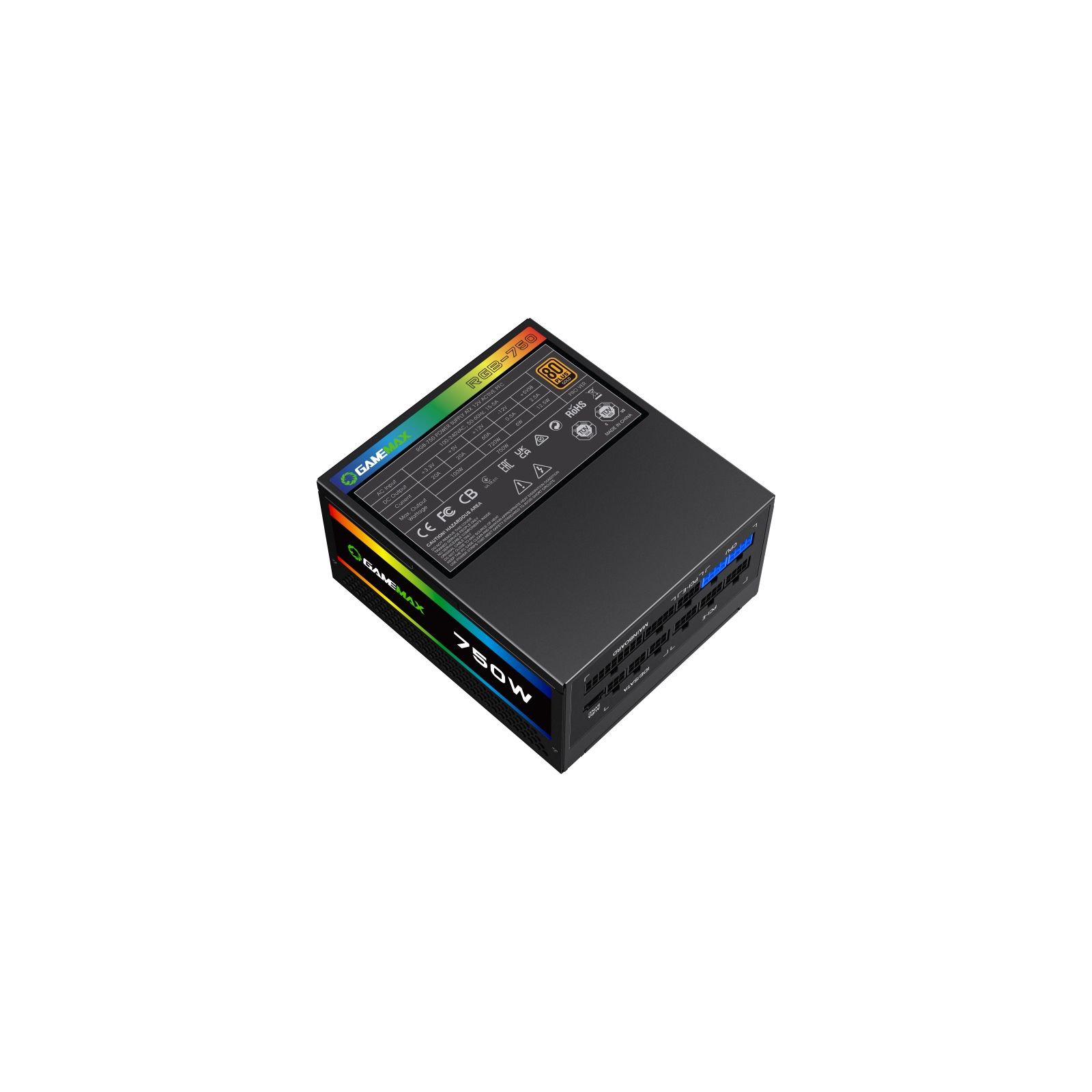 Блок живлення Gamemax 750W (RGB-750 PRO) зображення 9