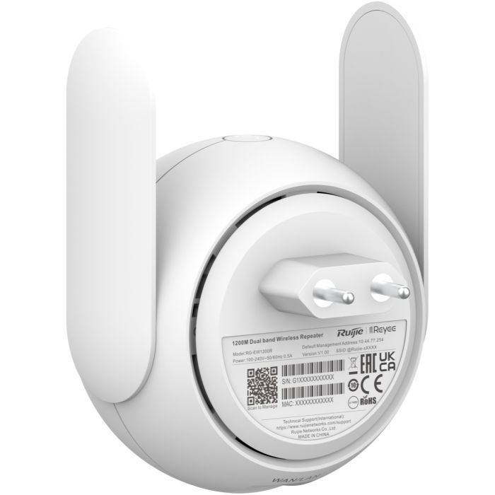 Точка доступа Wi-Fi Ruijie Networks RG-EW1200R изображение 4