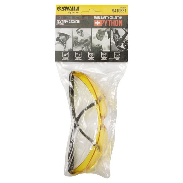 Защитные очки Sigma Python anti-scratch, прозрачные (9410621) изображение 7