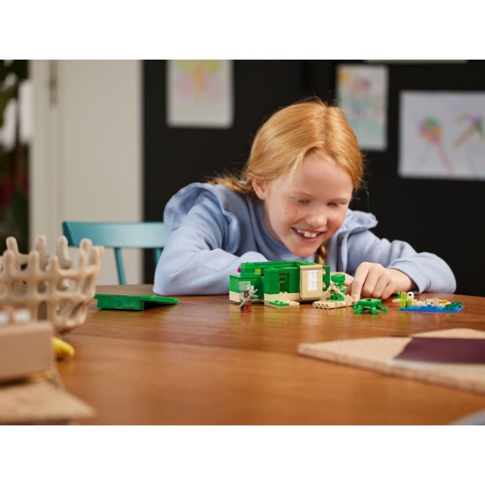 Конструктор LEGO Minecraft Пляжный дом в форме черепахи 234 деталей (21254) изображение 10