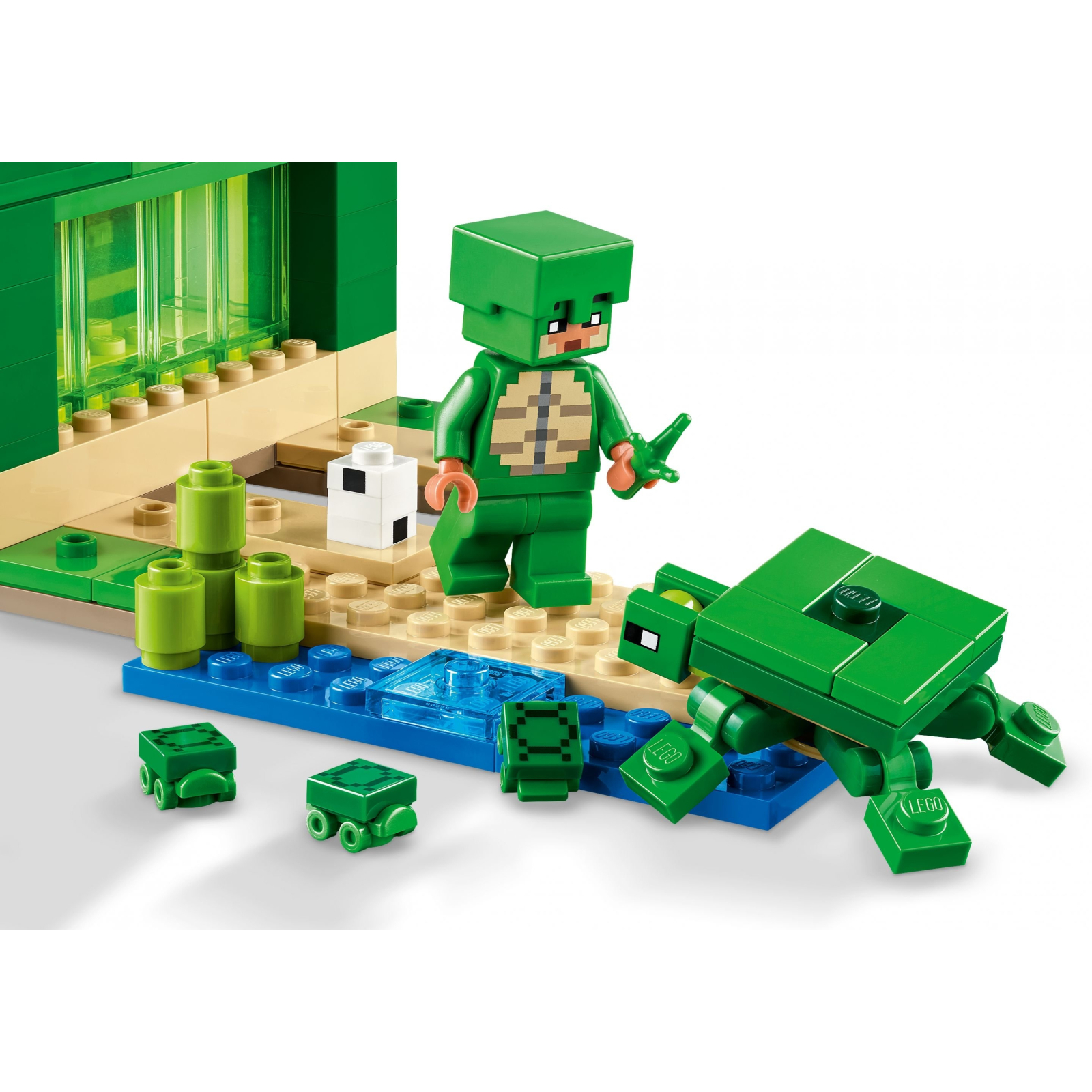 Конструктор LEGO Minecraft Пляжний будинок у формі черепахи 234 деталей (21254) зображення 7