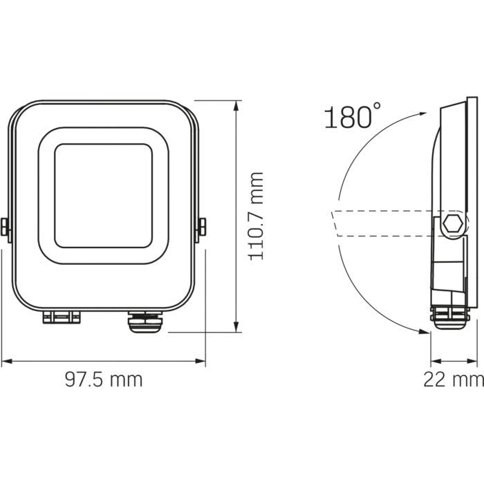 Прожектор Videx VL-F3e-105W-12V изображение 7