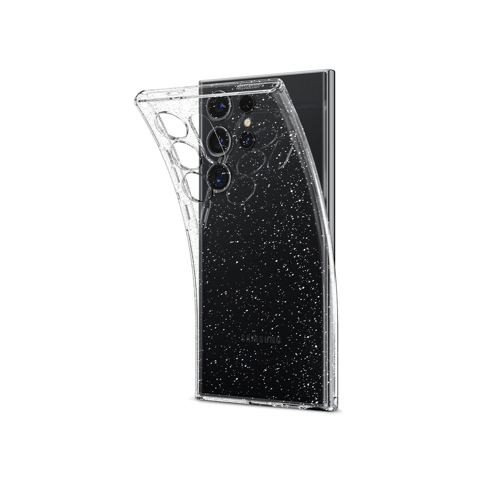 Чохол до мобільного телефона Spigen Samsung Galaxy S24 Ultra Liquid Crystal Glitter Crystal Quartz (ACS07285) зображення 4