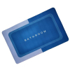 Коврик для ванной Stenson суперпоглощающий 40 х 60 см прямоугольный серо-темно-синий (R30937 grey-d.blue) изображение 3