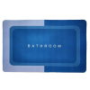 Коврик для ванной Stenson суперпоглощающий 40 х 60 см прямоугольный серо-темно-синий (R30937 grey-d.blue)