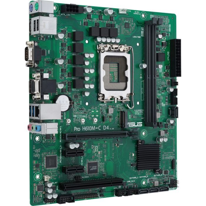 Материнська плата ASUS Pro H610M-C D4-CSM зображення 2