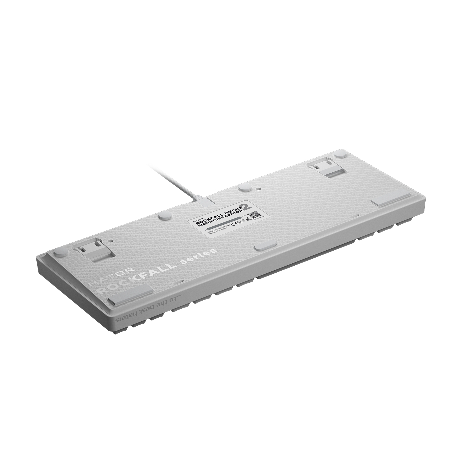 Клавиатура Hator Rockfall 2 Mecha Signature Edition USB White/Grey/White (HTK-521-WGW) изображение 5
