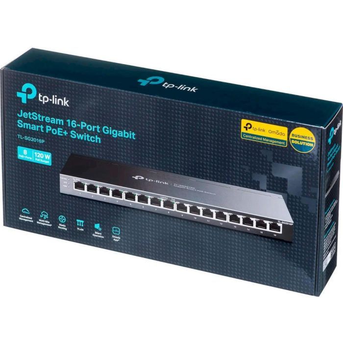 Коммутатор сетевой TP-Link TL-SG2016P изображение 5 Коммутатор сетевой TP-Link TL-SG2016P изображение 5