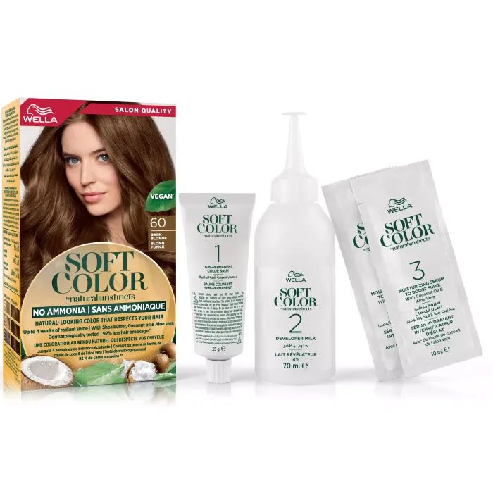 Фарба для волосся Wella Soft Color Безаміачна 70 - Натуральний блонд (3614228865784) зображення 5