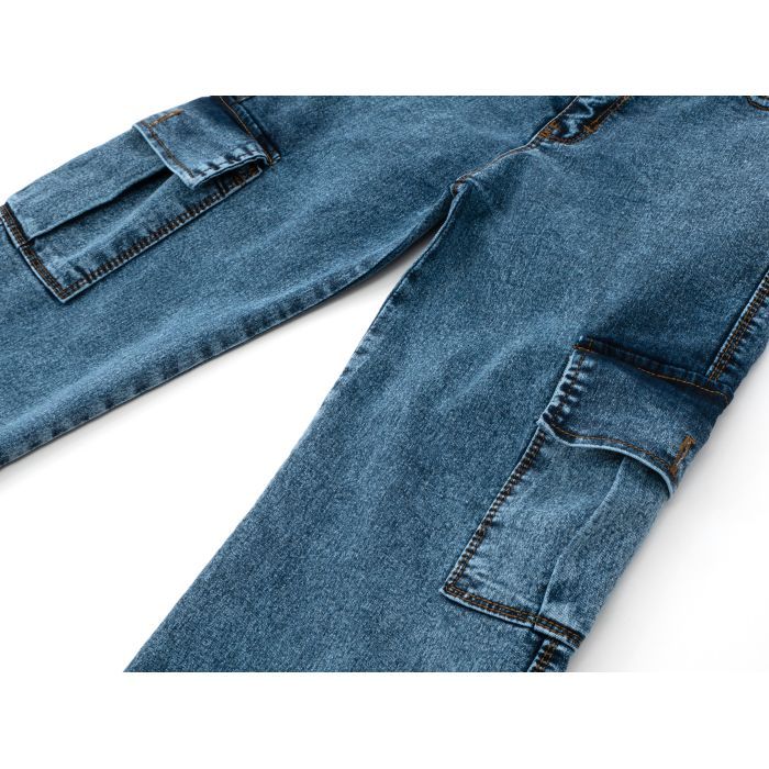 Джинсы детские Sercino с карманами (59654-164G-blue) изображение 4