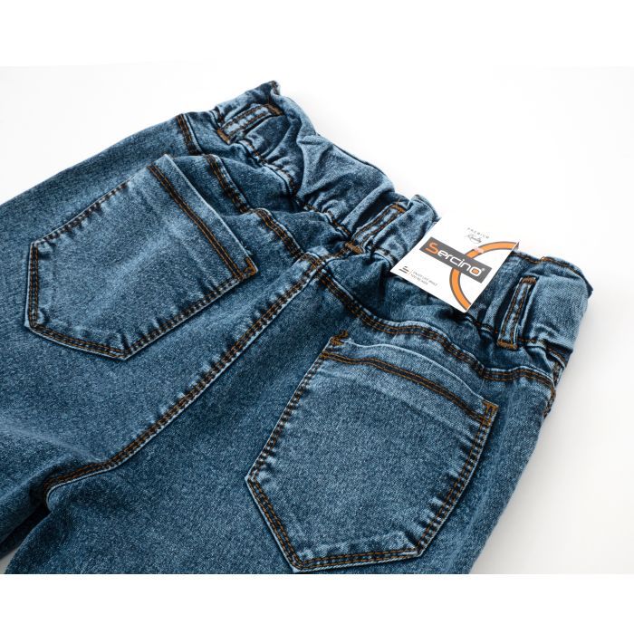 Джинсы детские Sercino с карманами (59654-164G-blue) изображение 5