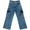 Джинсы детские Sercino с карманами (59654-146G-blue)
