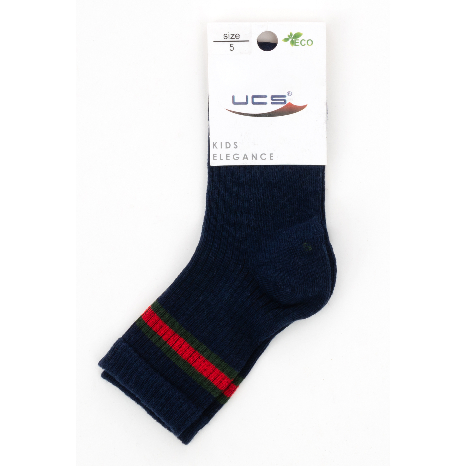 Шкарпетки дитячі UCS Socks зі смужкою (M0C0101-2095-5B-blue) зображення 2