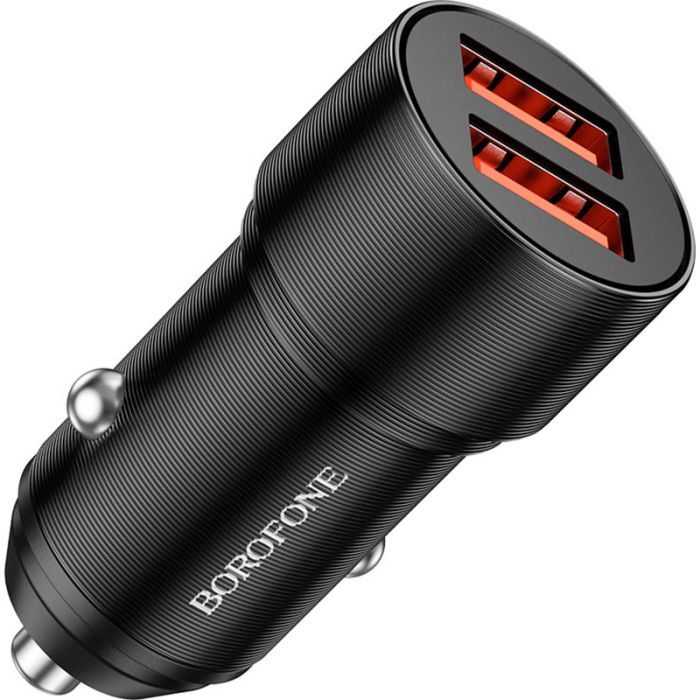 Зарядний пристрій BOROFONE BZ19B charger set (Micro) 2 x USB Black (6941991101502) зображення 3