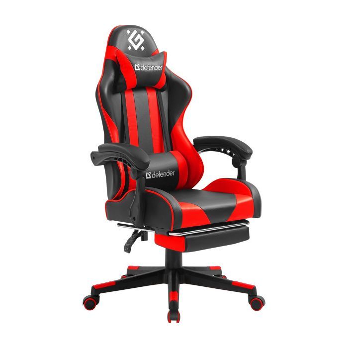 Кресло игровое Defender Rock Black/Red (64346)