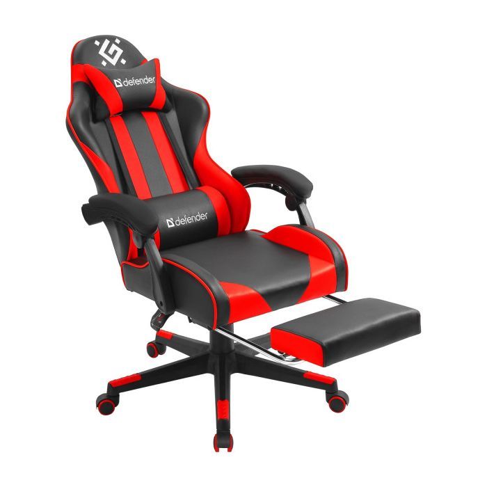 Кресло игровое Defender Rock Black/Red (64346) изображение 4