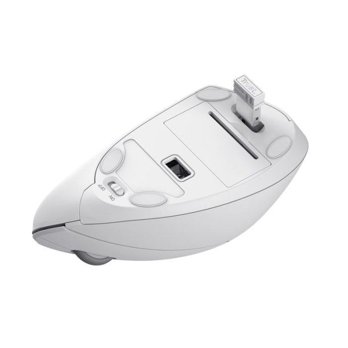 Мышка Trust Verto Ergonomic Wireless White (25132) изображение 7
