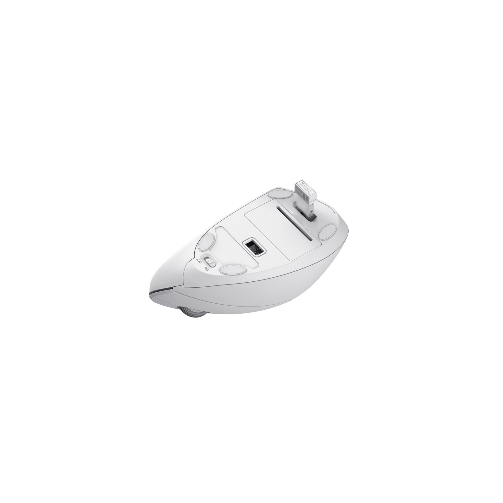 Мишка Trust Verto Ergonomic Wireless White (25132) зображення 7