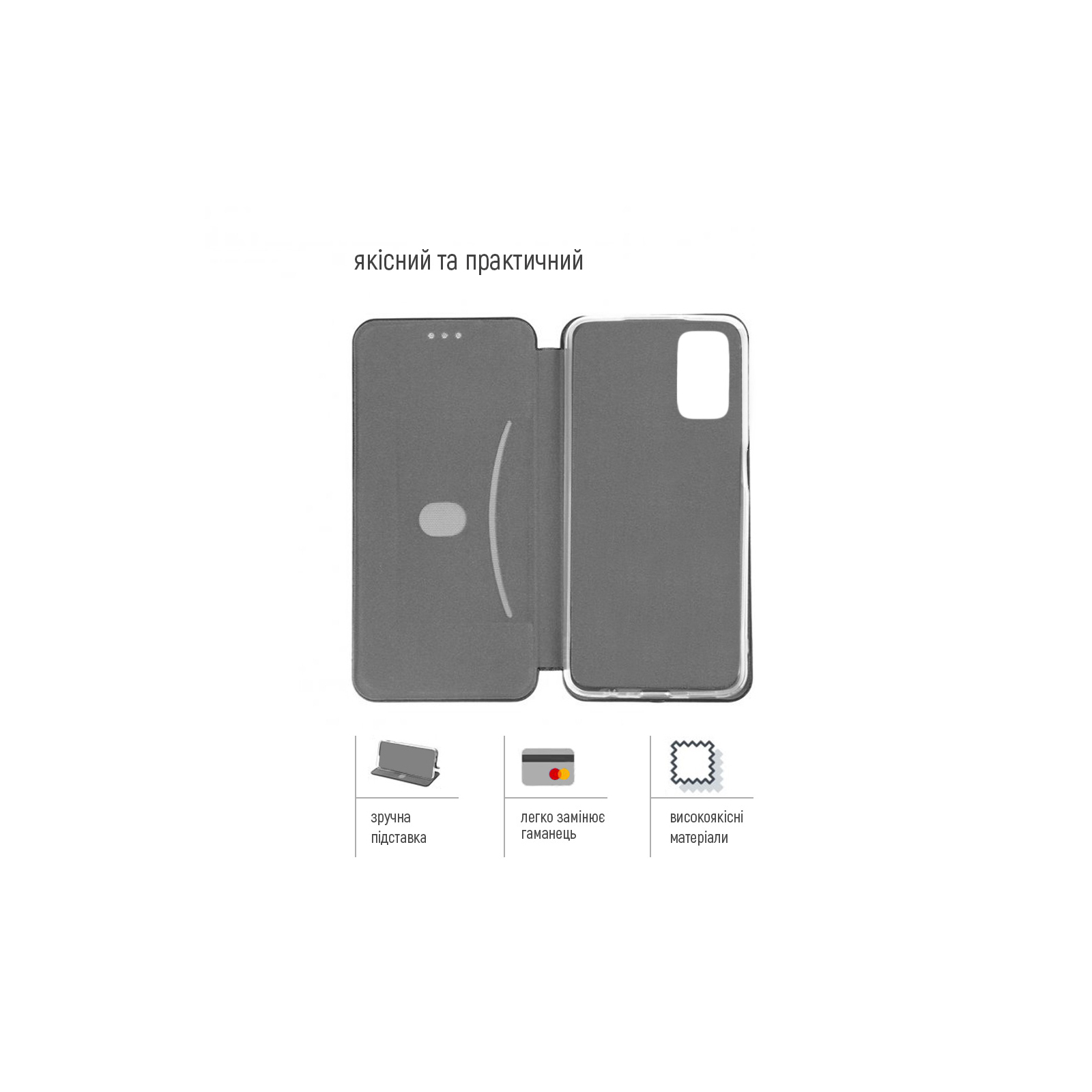 Чохол до мобільного телефона ColorWay Simple Book Samsung Galaxy A35 black (CW-CSBSGA356-BK) зображення 3