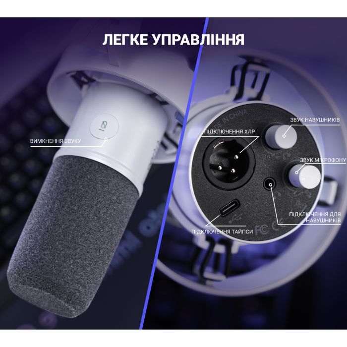 Микрофон Fifine K688W USB White (K688W) изображение 6