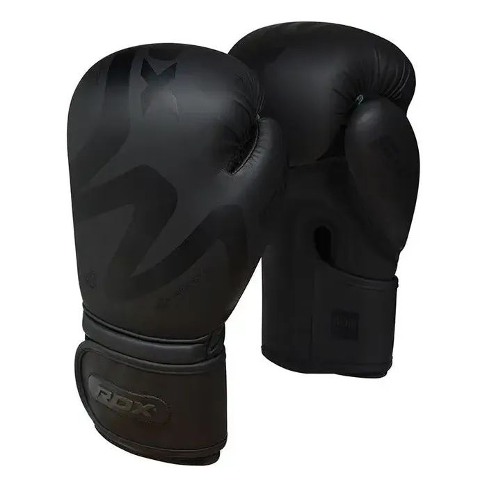 Боксерские перчатки RDX F15 Noir Matte Black 16 унцій (BGR-F15MB-16oz)