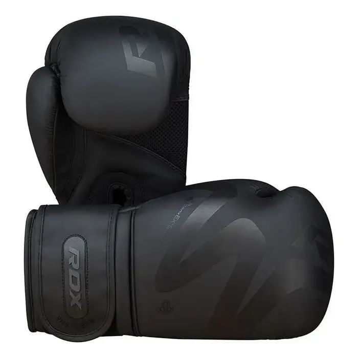 Боксерские перчатки RDX F15 Noir Matte Black 16 унцій (BGR-F15MB-16oz) изображение 2